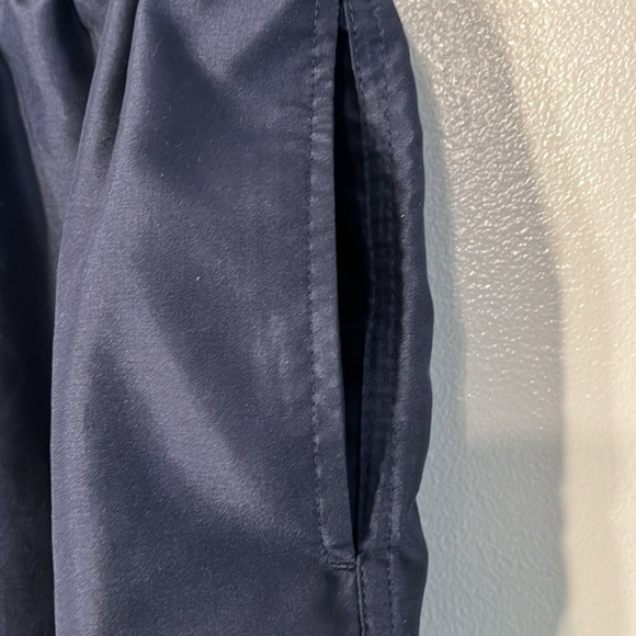 OP. Men’s size Med. (32-34) Navy Blue w/elastic waist Swim Trunks - Picture 3 of 11